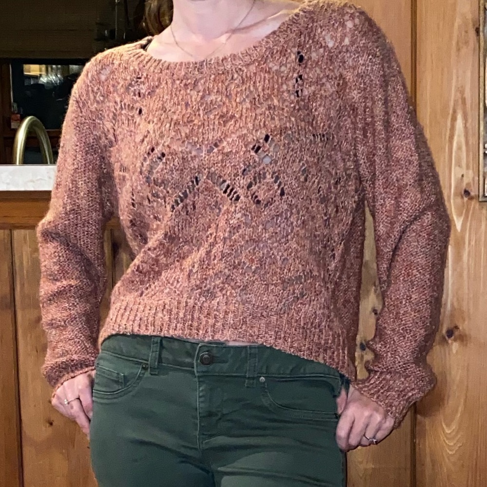American Rag rust colored sweater